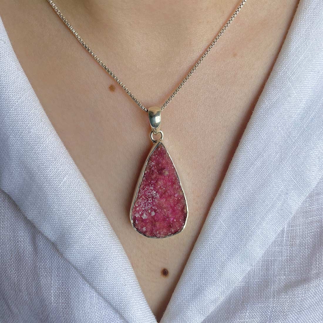 Cobalt Calcite Pendant-(CBC-P-9.)